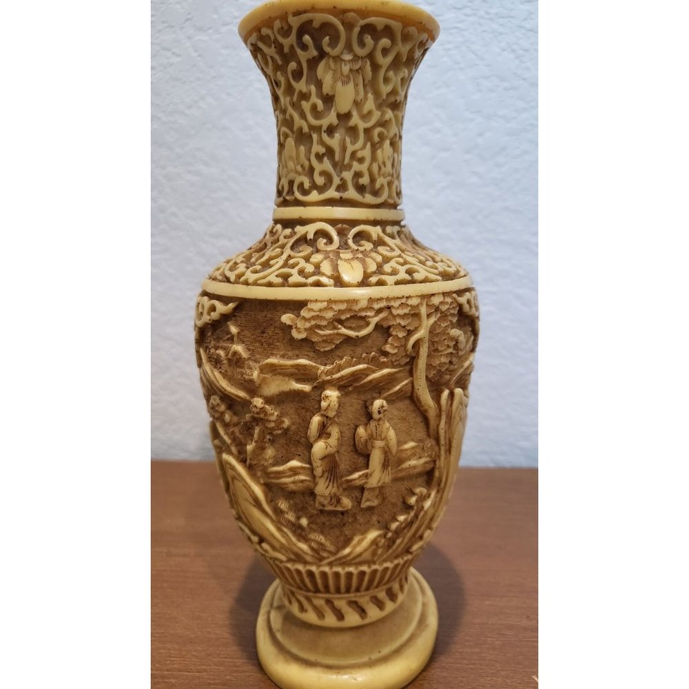 Asian Resin Vase
